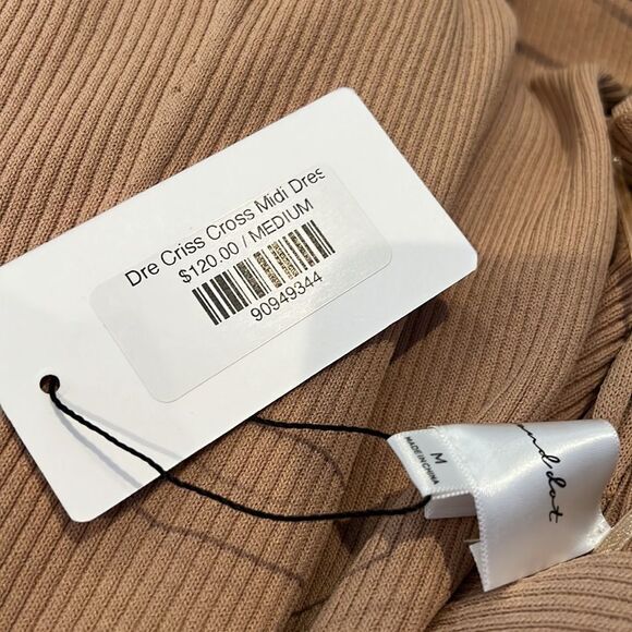 Line and Dot Dre Crisscross Midi Dress - Medium - Picture 5 of 12